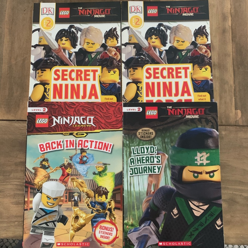 Lego Ninja Level 2 readers (4)